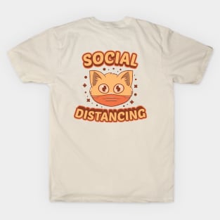 Social Distance Dance Party! - Cute Cat T-Shirt